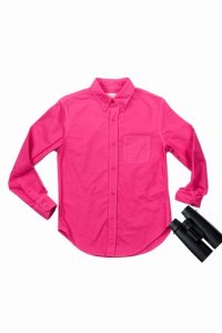 Band of Outsiders Bright Pink Button-Down
